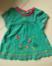Robe verte motif oiseaux 6m Orchestra 