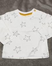 T-shirt lm TAO blanc étoile 59cm