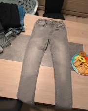 14ans jeans skinny gris 