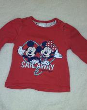 Tee-shirt manche longue minnie et Mickey 