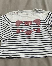 T-shirt Okaidi manches longues 18 mois 