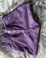 Short velours mauve 18M