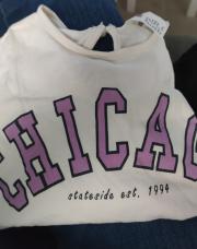 T-shirt manche longue Chicago taille 74cm 9mois