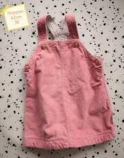 Noppies robe velours rose 62
