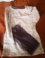 Robe cygnes legging mauve Noppies 80