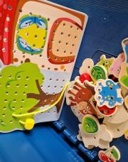 Jeux motricité en bois