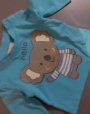 Tshirt longues manches t 56 koala bleu