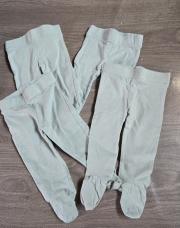 Lot 4 collants Zeeman- 68cm