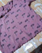 Longue manche 1 ans mauve 