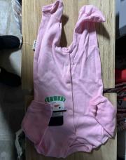 pyjama bébé noel bonhomme neige rose 3mois