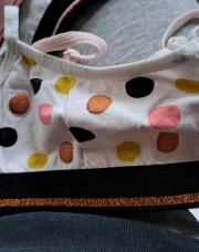 Brassière pois 134-140cm 
