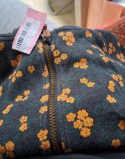 Gilet fleur tao 8ans 