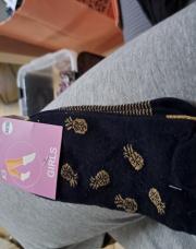 Chaussette 35-38 ananas 