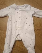 Pyjama obaibi blanc étoile 3 mois