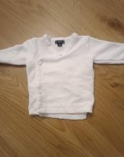 Gilet Kiabi blanc 1 mois 