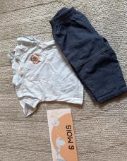 Ensemble 2 pièces 6 mois (Zeeman)