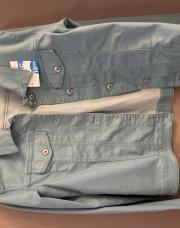 Veste bleue taille 44 avec étiquette 