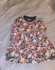 18 mois robe next bleu à fleurs 