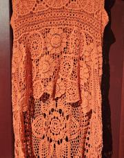 ROBE TRICOT ORANGE 40-42