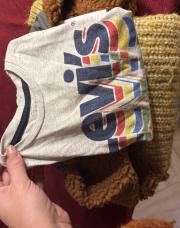 T-shirt Lévis T3 ans multi couleurs + gris 