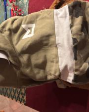 Pull à capuche kaki Mini Kid T74/80 militaire 