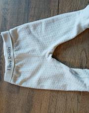 Pantalon avec pied taille 2/3mois c&a i love daddy