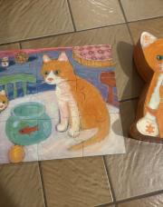 Puzzle chat Djeco 12 pièces 