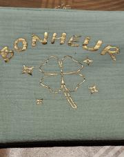 Trousse vert d'eau  Bonheur 