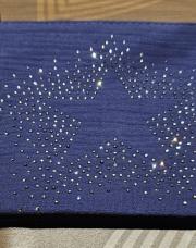 Trousse mauve étoile strass 