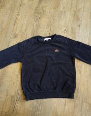 Pull en éponge - bleu foncé avec petit arc-en-ciel et coeur - La Redoute - 6 ans