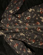 Manteau renard 3/4 ans 