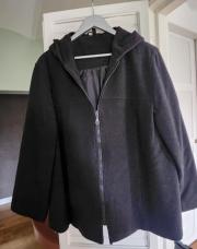 Veste laine gris foncé