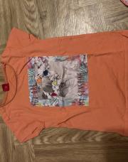 Tea shirt s Olivier orange 116/122