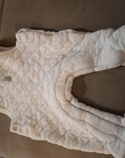 Salopette blanche 1mois orchestra 