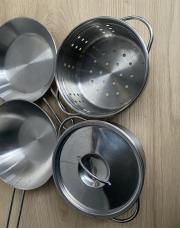 Set casseroles inox ikea (valeur:13€)