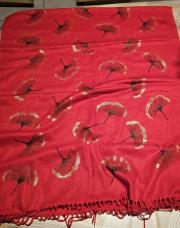 Écharpe 150CM sur 70CM Couleur rouge 