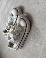 Converse blanche courtes /taille 20