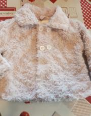 Manteau rose taille 12mois