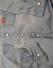  Chemise bleu ligne  TAO9m