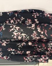 Gilet bershka fleurs taille s 