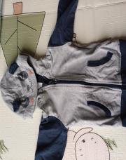 Sweat zippé taille 80 panda