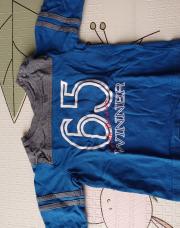 T shirt longue manche taille 80 bleu