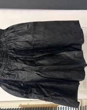 Jupe patine noir extensible 