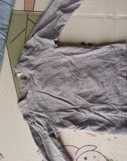 T shirt longue manche taille 12 mois gris 