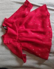 Robe rouge 3mois
