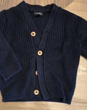 Gilet bleu classique 9 mois