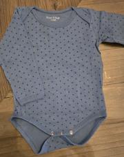 Body bleu étoiles 9 mois