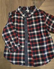 Chemise à carreaux 1 an
