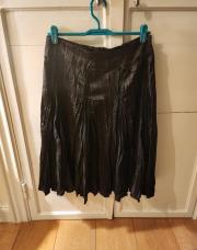 Jupe noire froncée Etam