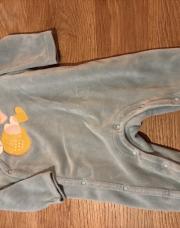 Pijama velours vert d’eau - Orchestra - 6 mois